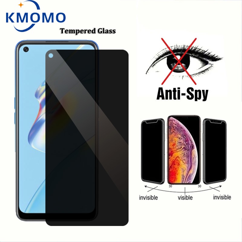 Anti Spy Privacy Tempered Glass Oppo A78 5g A60 A3x A3 Pro A98 A79 A58