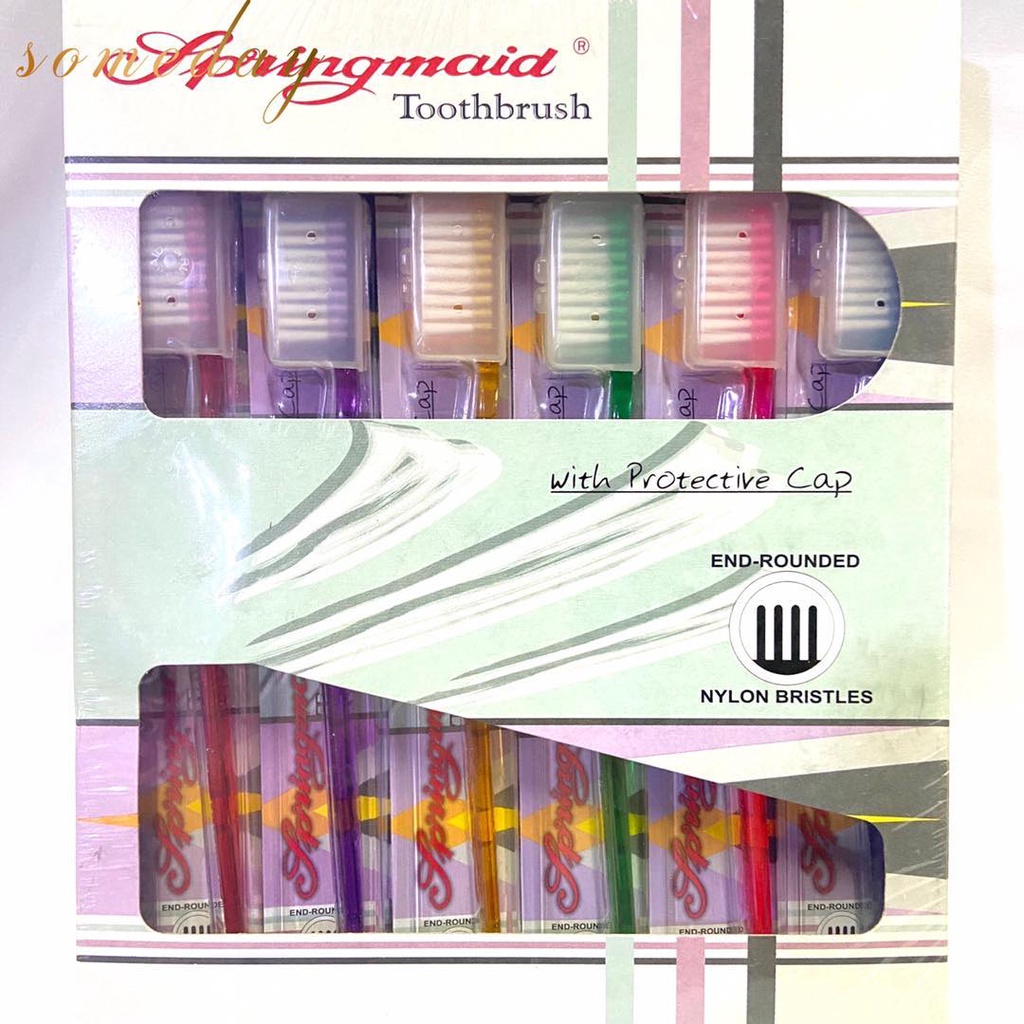 Springmaid Toothbrush With Protective Cap (8175) | Shopee Philippines