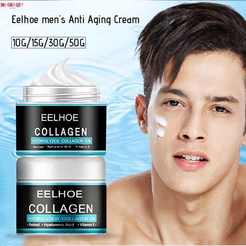 Eelhoe Mens Face Collagen Cream Anti Wrinkle Cream Retinol Cream