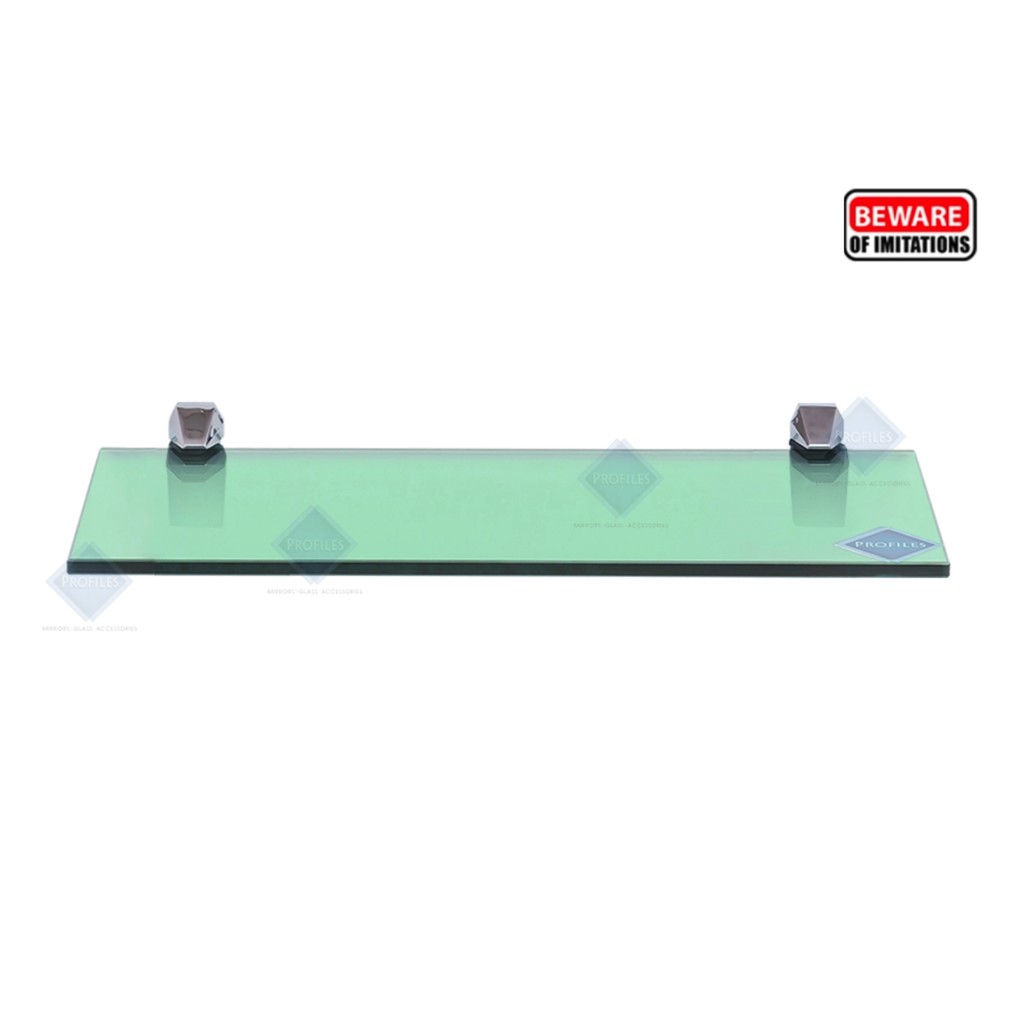 PROFILES Home Bathroom Wall Glass Shelf Package 6"x 15" x 8 mm Glass
