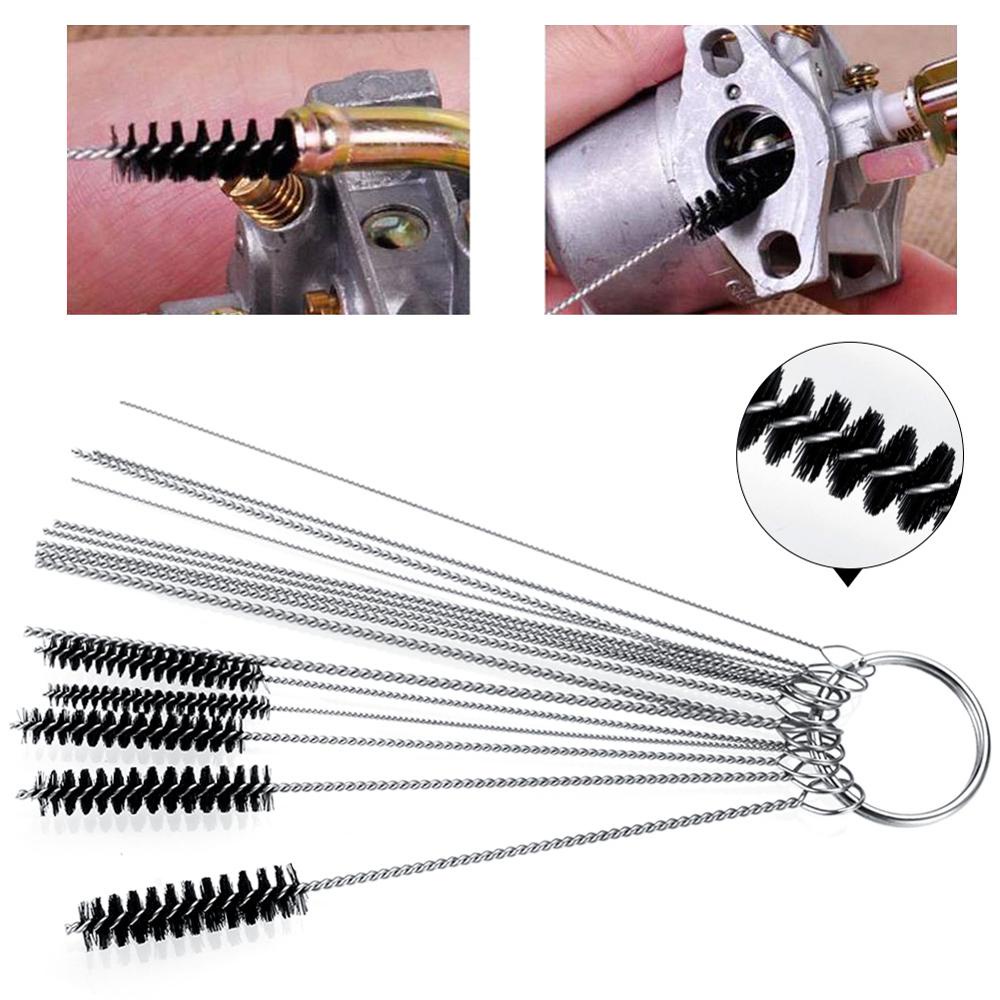 Cleaner Set Carburetor Carbon Dirt Jet Remove Cleaning Needles Brushes