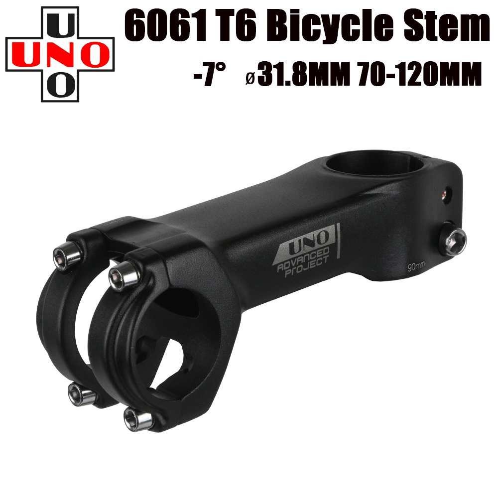 UNO Stem Mountain Bike Stem Ultralight Road Bike Stem 7/17/25/35 Degree