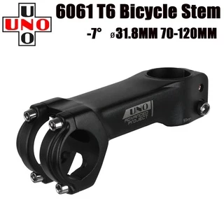 UNO Bike Stem Guidão Mountain Road Ultralight 7/17/35 Graus Mtb 60 - Foto 5