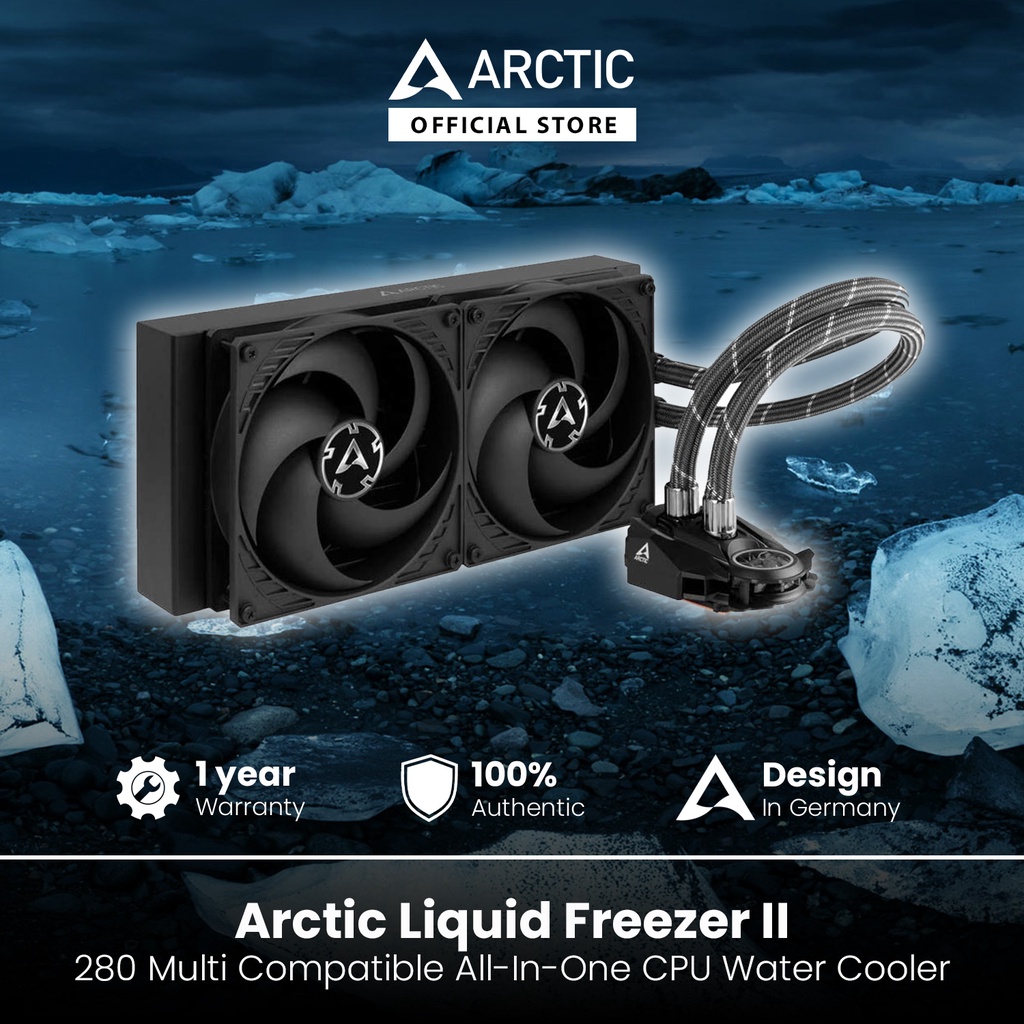 ARCTIC Liquid Freezer II 280 Multi Compatible All-in-One CPU Water Cooler