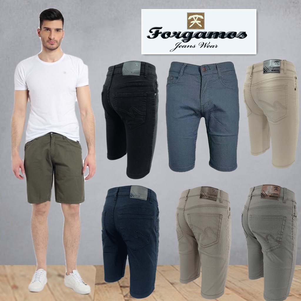 Casual Short Tokong Fit Trendy Shorts For Men Stretchable Comfortable Forgamos 7601 Shopee Philippines