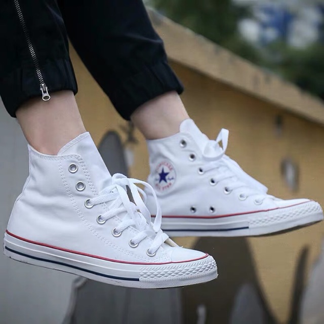 Converse all shop white high cut