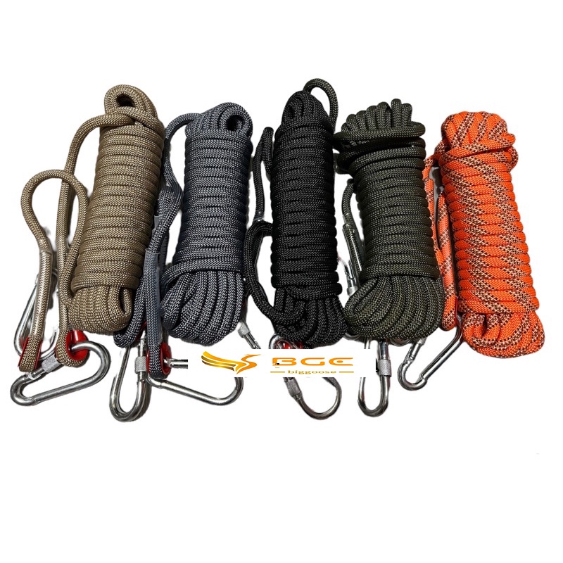 【COD】Static Utility Rope Free 2 Carabiners For Outdoor Activities ...