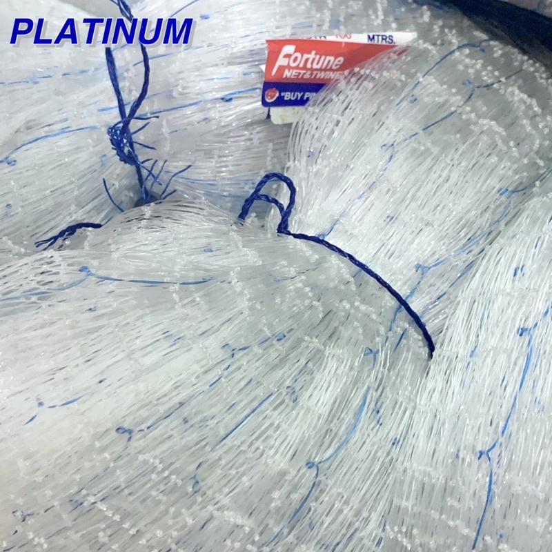 100Mtrs | FORTUNE Net & Twine 50 Mesh Fishing Mononet | Monofilament ...