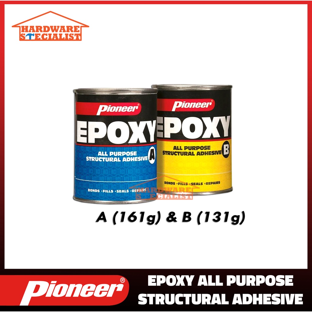 Pioneer Epoxy All Purpose Structural Adhesive A & B Original Authentic ...