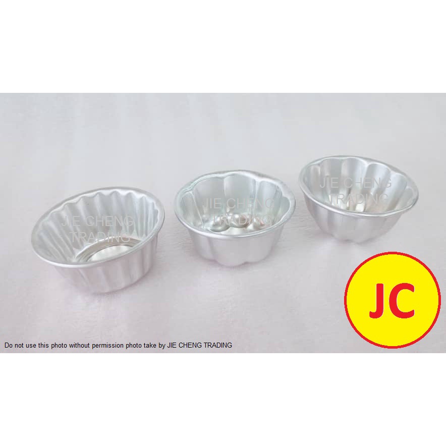 7cm Aluminium Mini Jelly Mould / Pudding Mould / Acuan Agar-Agar ...