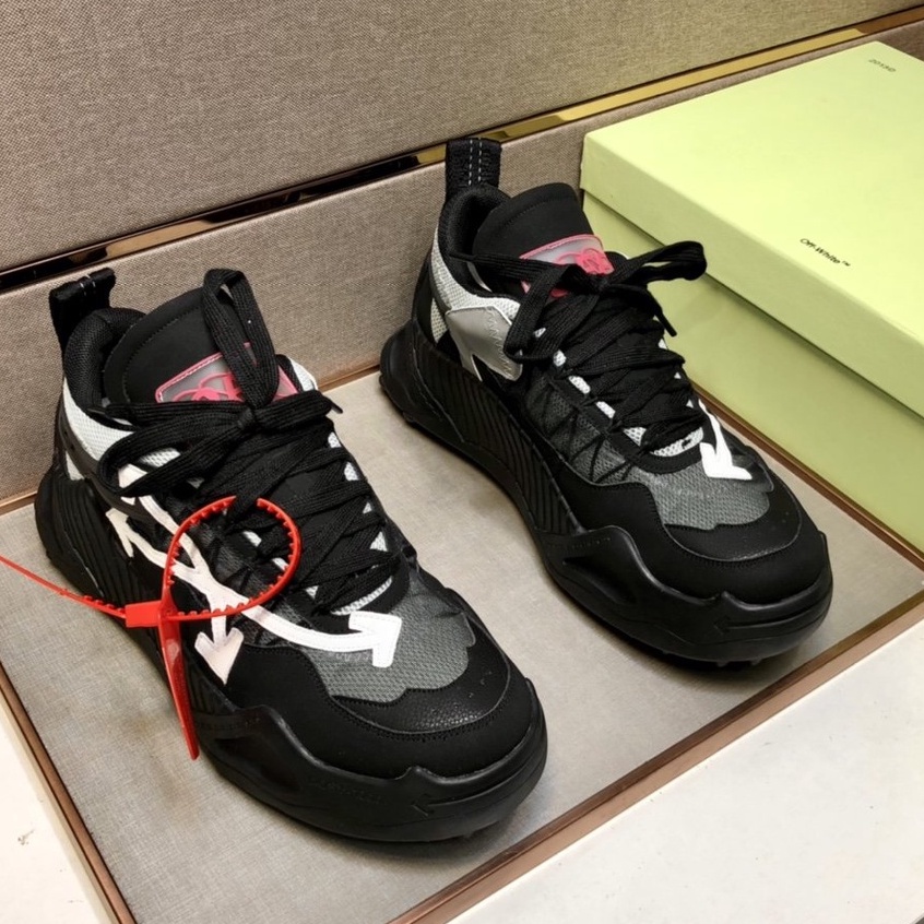 Original Off-White Black Casual Sneakers Shoes For Men | Shopee Philippines