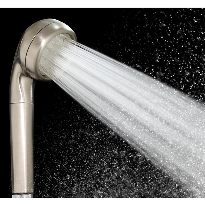 Reliq Micro Bubble Shower Head for Pets & Hooman (Brushed Nickel