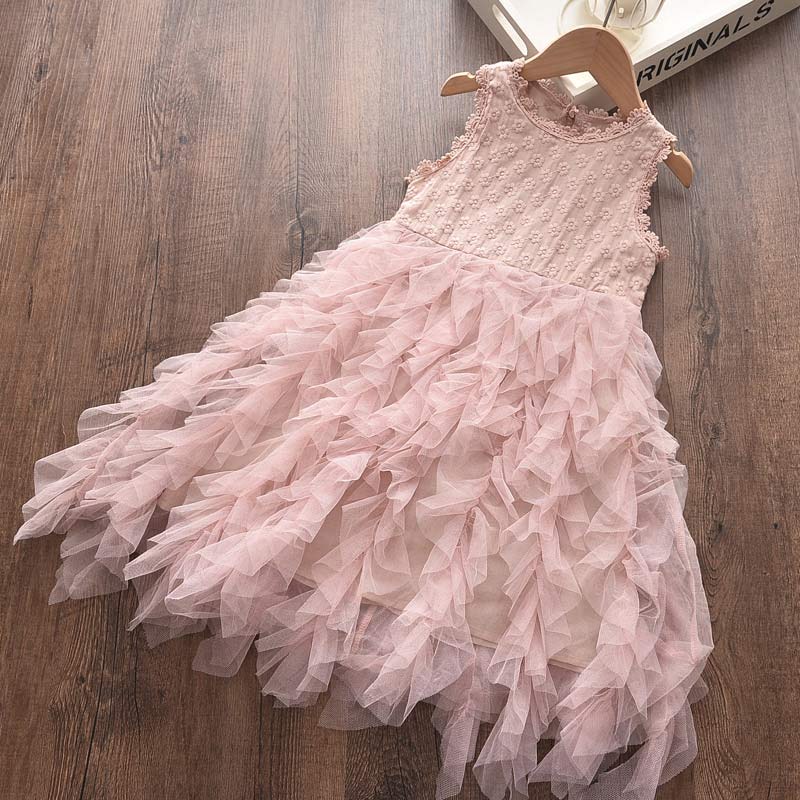 Bear Leader Girl Sleeveless Tutu Princess Dress Birthday Party Wear Shopee Philippines
