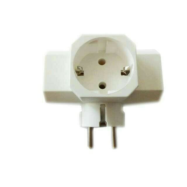 Broco grounded T plug socket, 3 way plug, 3 holes | Shopee Philippines
