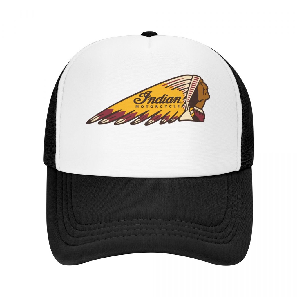 INDIAN motorcycles LOGO (4) Adult Grid Net Hat Trucker Men's Women's