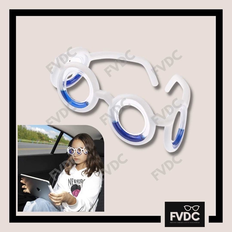 FVDC Anti Motion Sickness Smart Glasses, UltraLight Portable Nausea