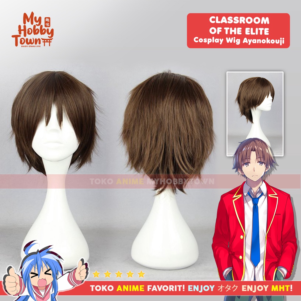 Wig Fake Hair Anime Cosplay Mcoser Brown 30cm Attack On Titan Eren Jaeger Yeager Classroom Of 7161