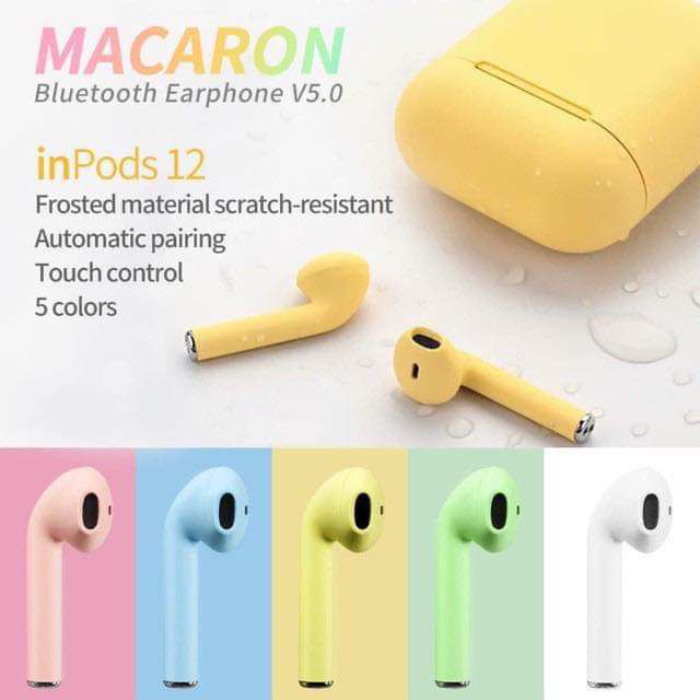 Macaron discount bluetooth earphone