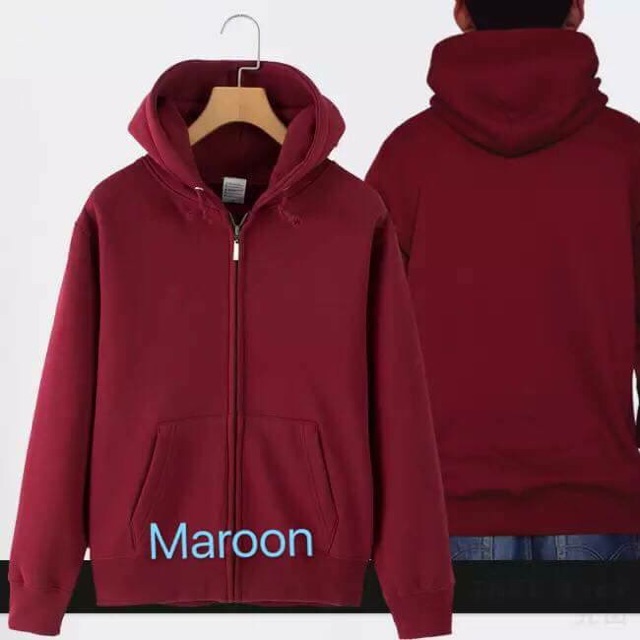 Maroon hoodie outlet jacket