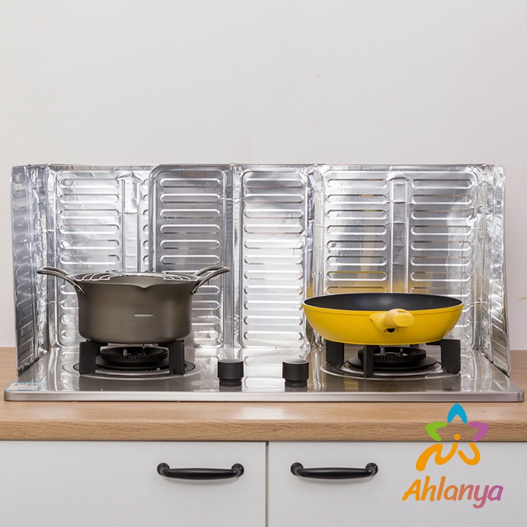 Ahlanya Aluminum Sheet Lead Color oil Splash Proof Screen For 1 Stove ...