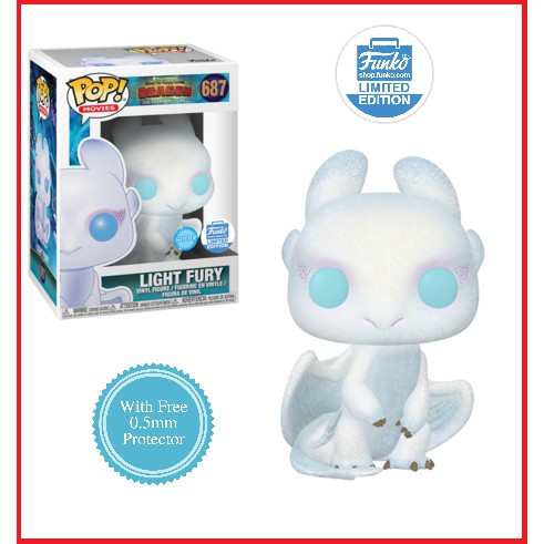 Light fury best sale funko pop glitter