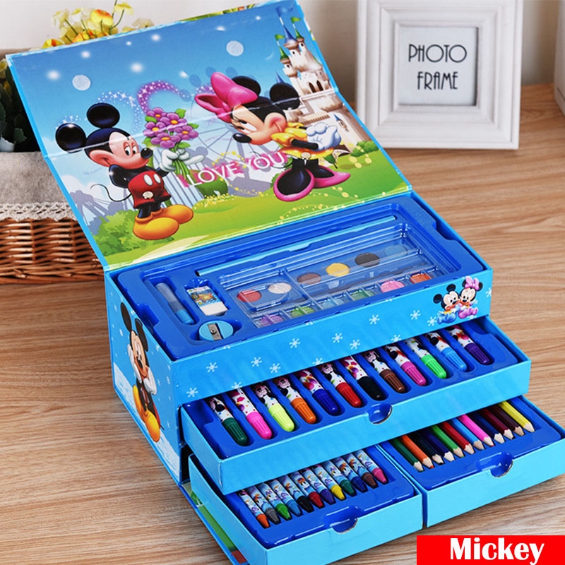 High Quality 54Pcs/Set Kids Drawing Art Set Cartoon Painting Pen Color ...