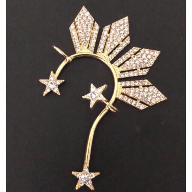 Three stars and hot sale a sun ear cuff