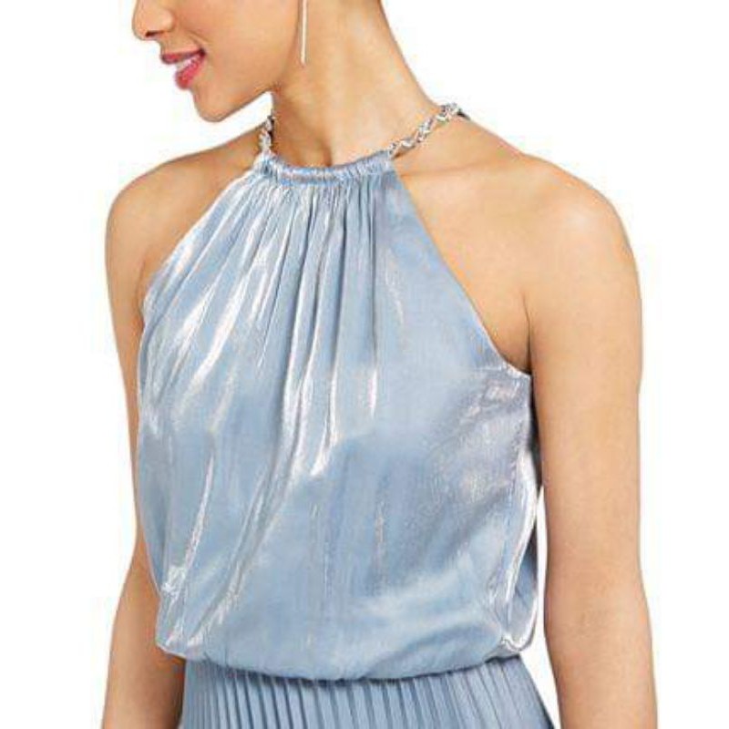 Msk metallic clearance dress