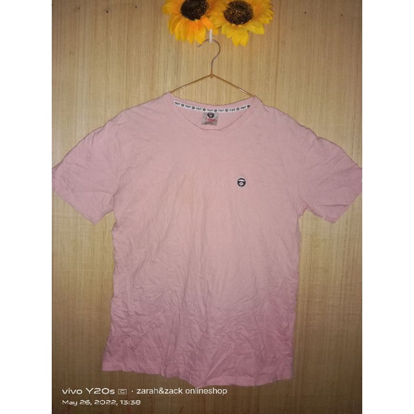zaf AAPE pink shirt (off) | Shopee Philippines