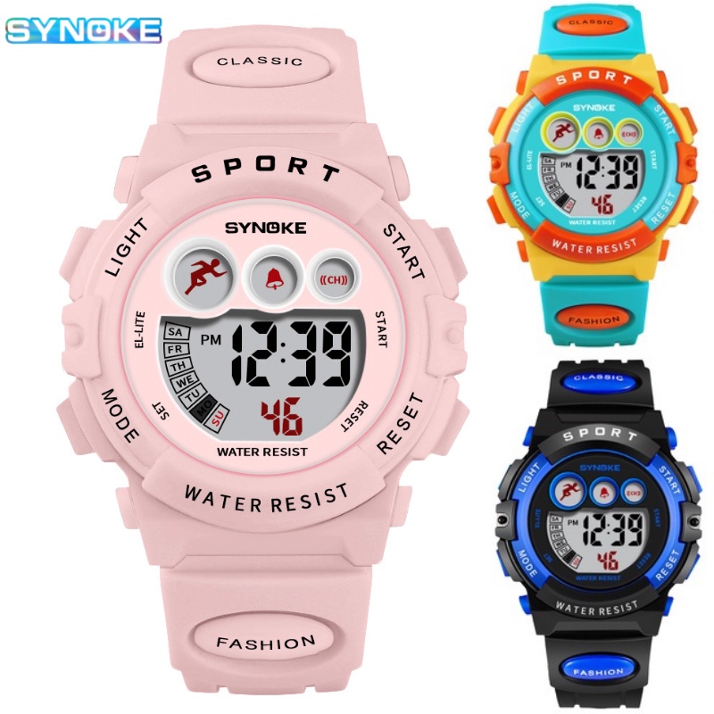 Ready Stock】SYNOKE Watch For Kids Watches Boys Girls Waterproof