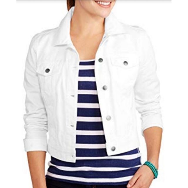 White jean jacket on sale canada