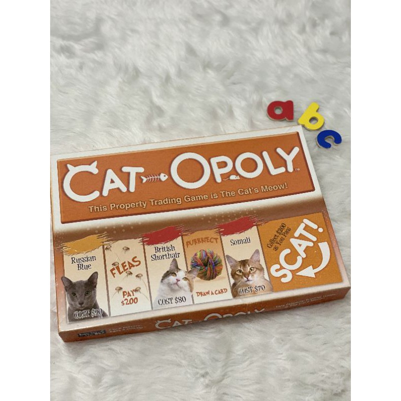 Cat-Opoly Monopoly Board Game | Shopee Philippines