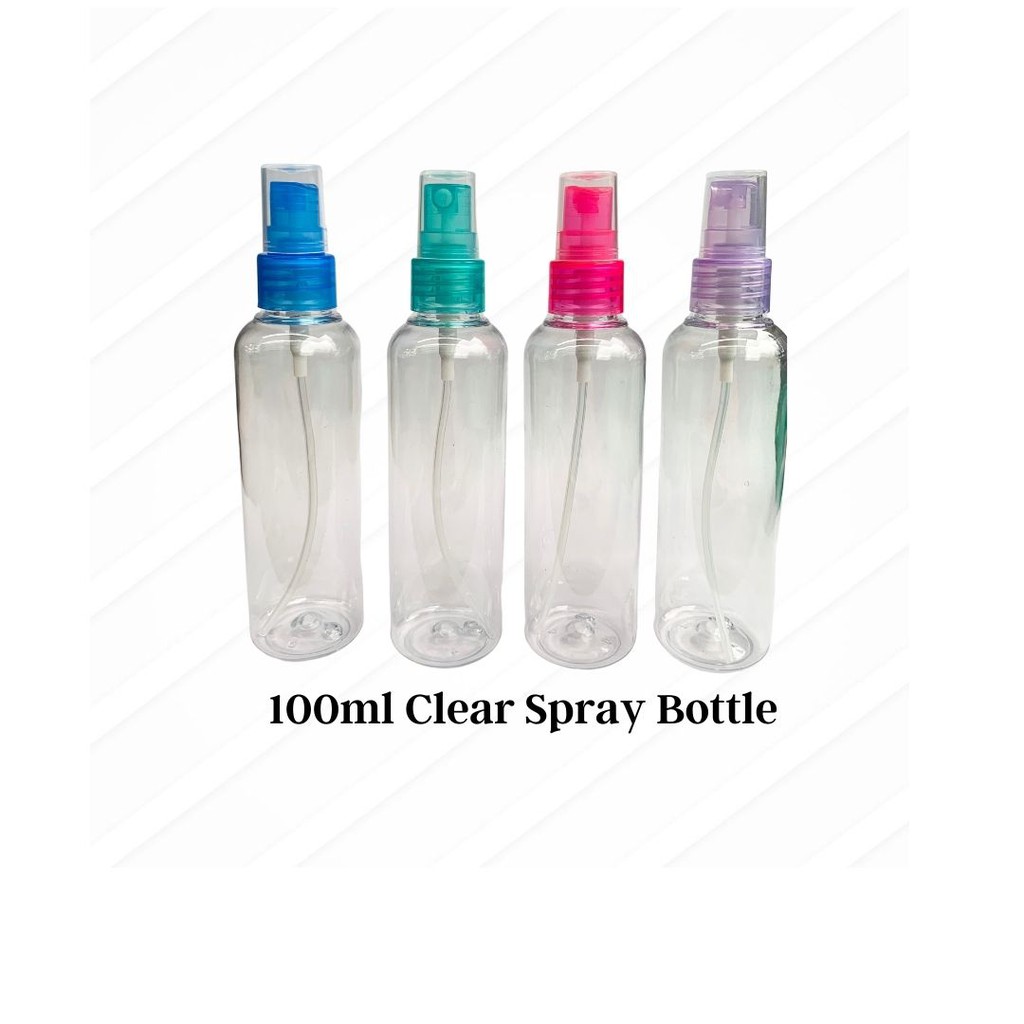 100ml Clear Plastic Spray Bottle | Shopee Philippines