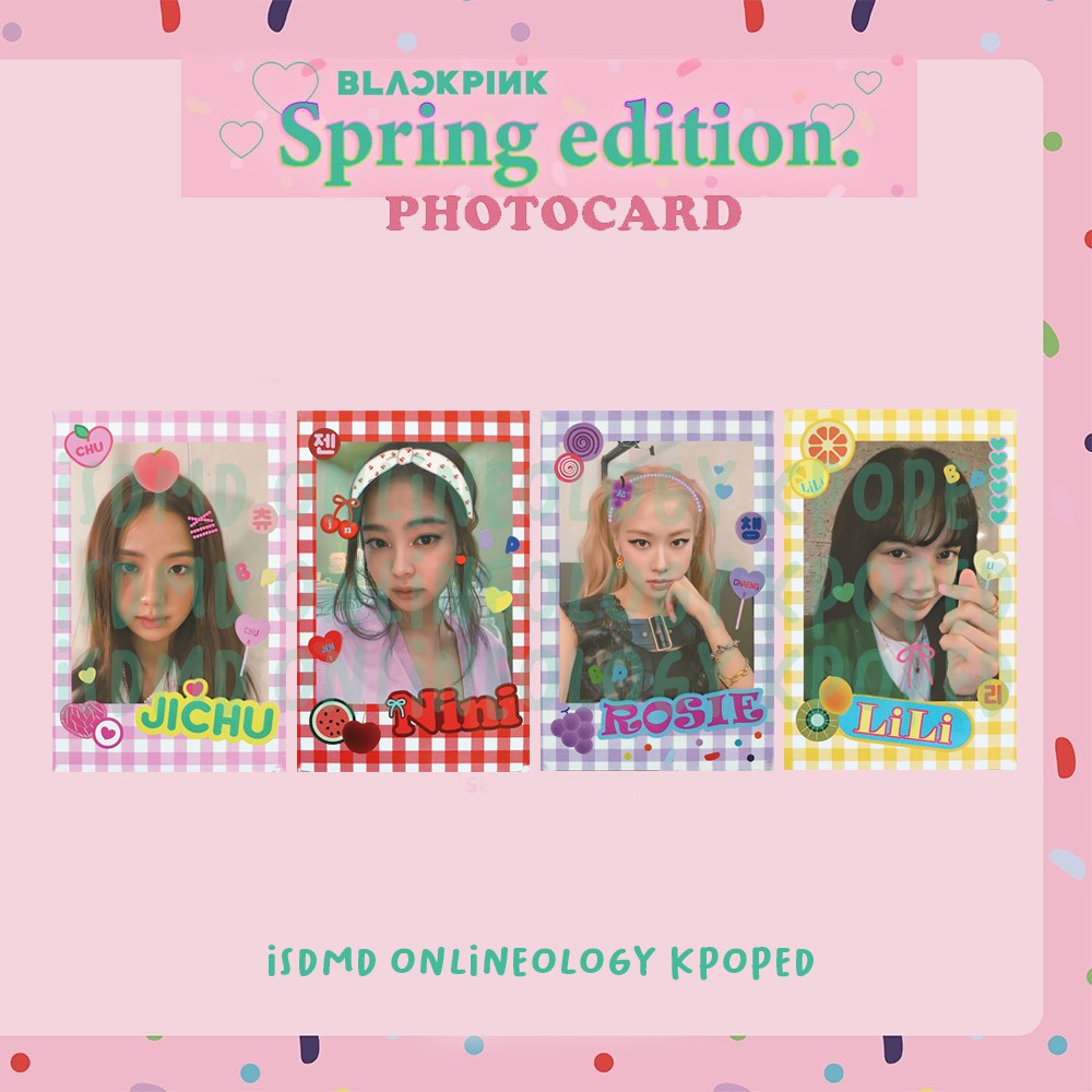 BLACKPINK Spring Edition Photocards | Shopee Philippines