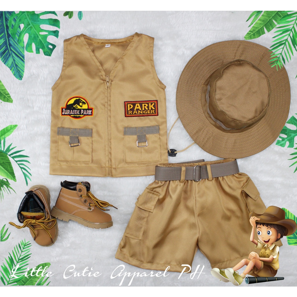 PARK RANGER OUTFIT JURASSIC PARK FREE NAME Shopee Philippines