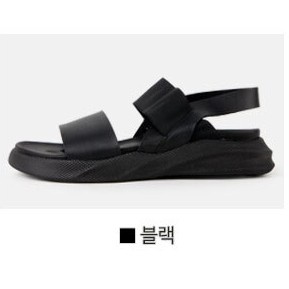 Black slippers best sale with strap