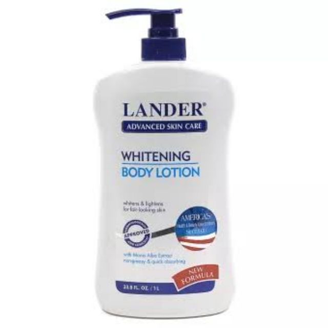 Lander Advanced Skin Care Whitening Body Lotion 1L