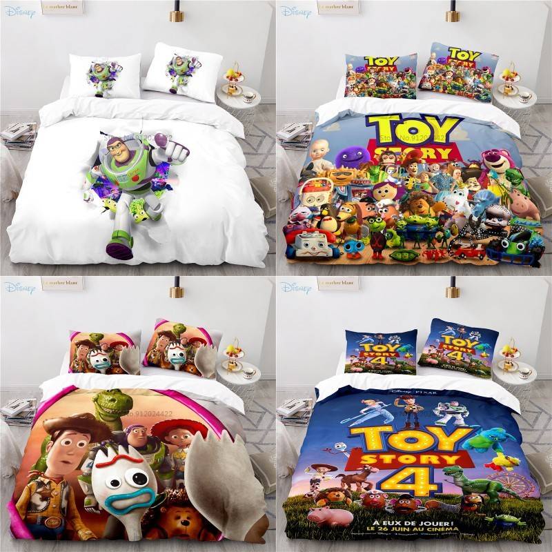 Hobby Cartoon Disney Toy Story Kid 3in1 Bedding Set Bed Sheet Quilt ...