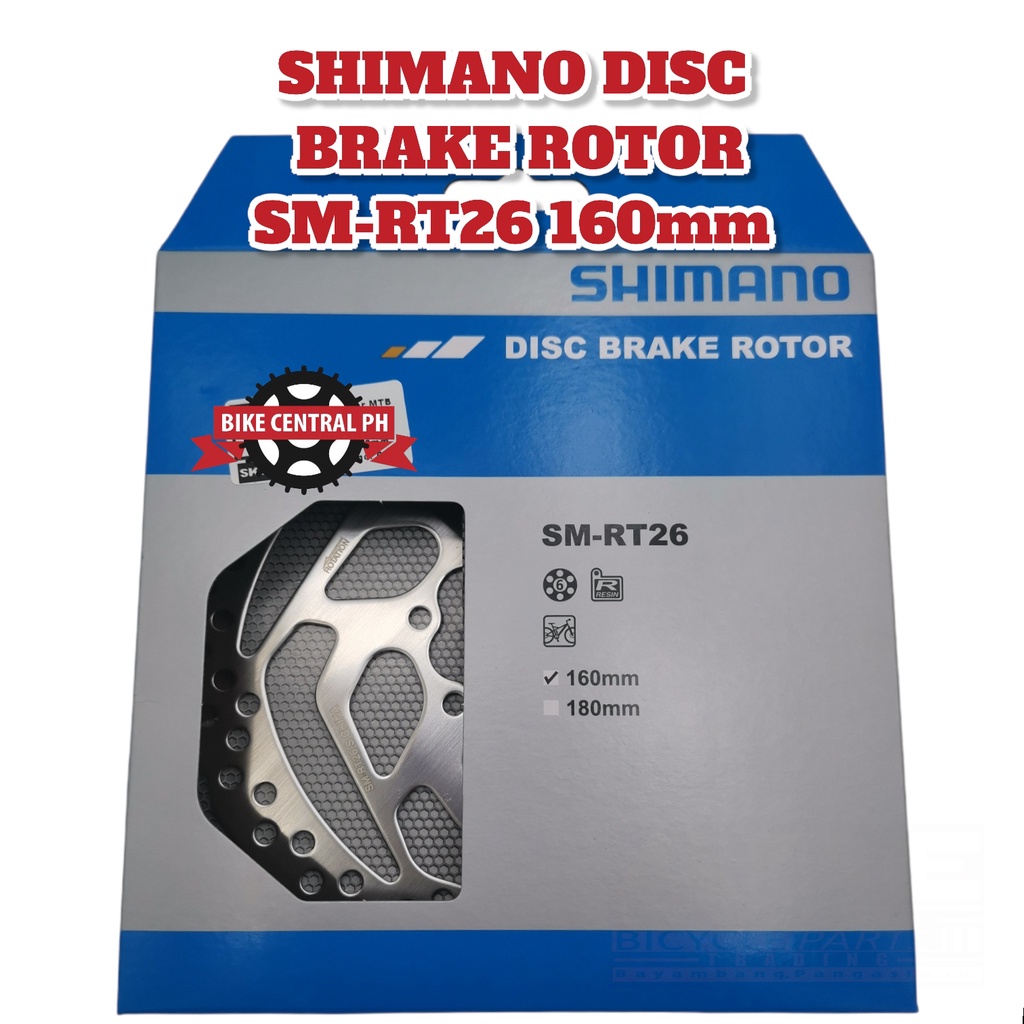 Disc Rotor Mtb Shimano RT26 160mm 1pc | Shopee Philippines
