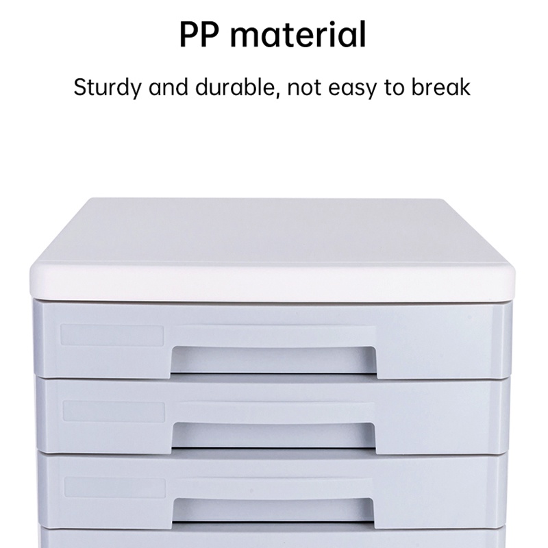 Deli 4 Layer Drawer Storage Organize Hard Plastic File Cabinet 9761 ...