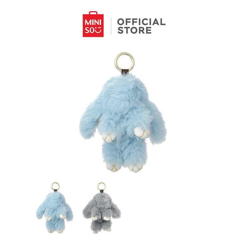 MINISO Cute Fluffy Rabbit Keychain | Shopee Philippines