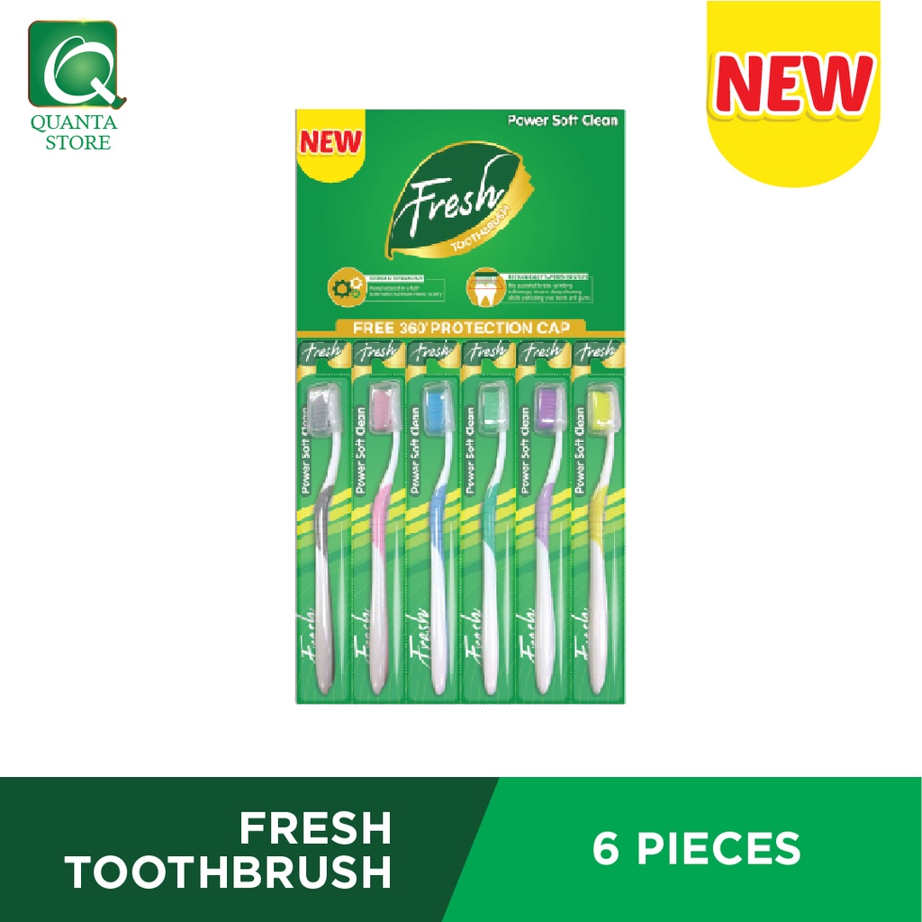 FRESH TOOTHBRUSH 6s (pcs) | Shopee Philippines