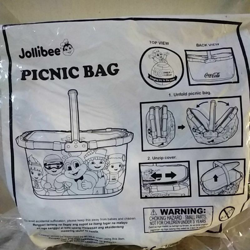 Jollibee Picnic Basket | Shopee Philippines