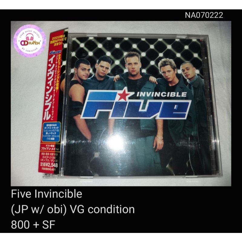 (unsealed) Five Invincible CD | Shopee Philippines