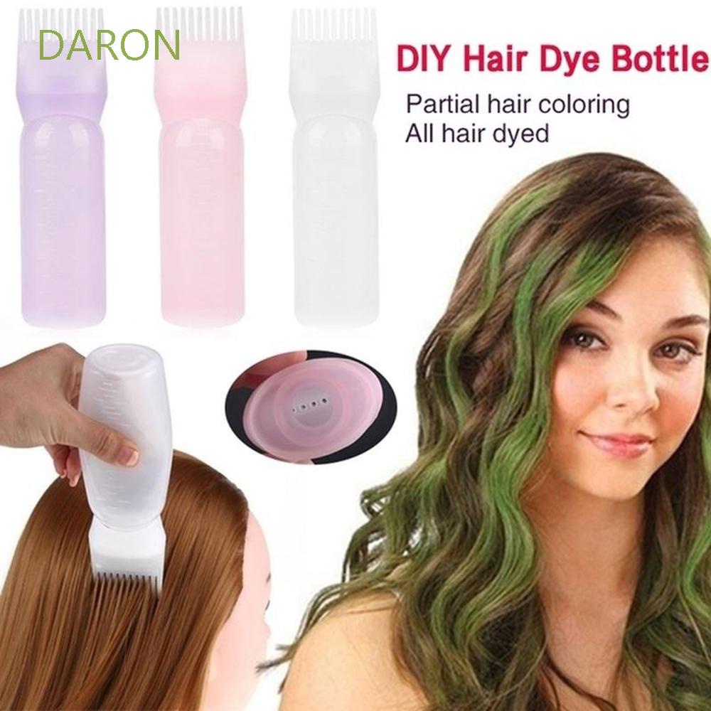 DARON Plastic Hair Dye Bottle With Graduated Brush Empty Bottle Hair