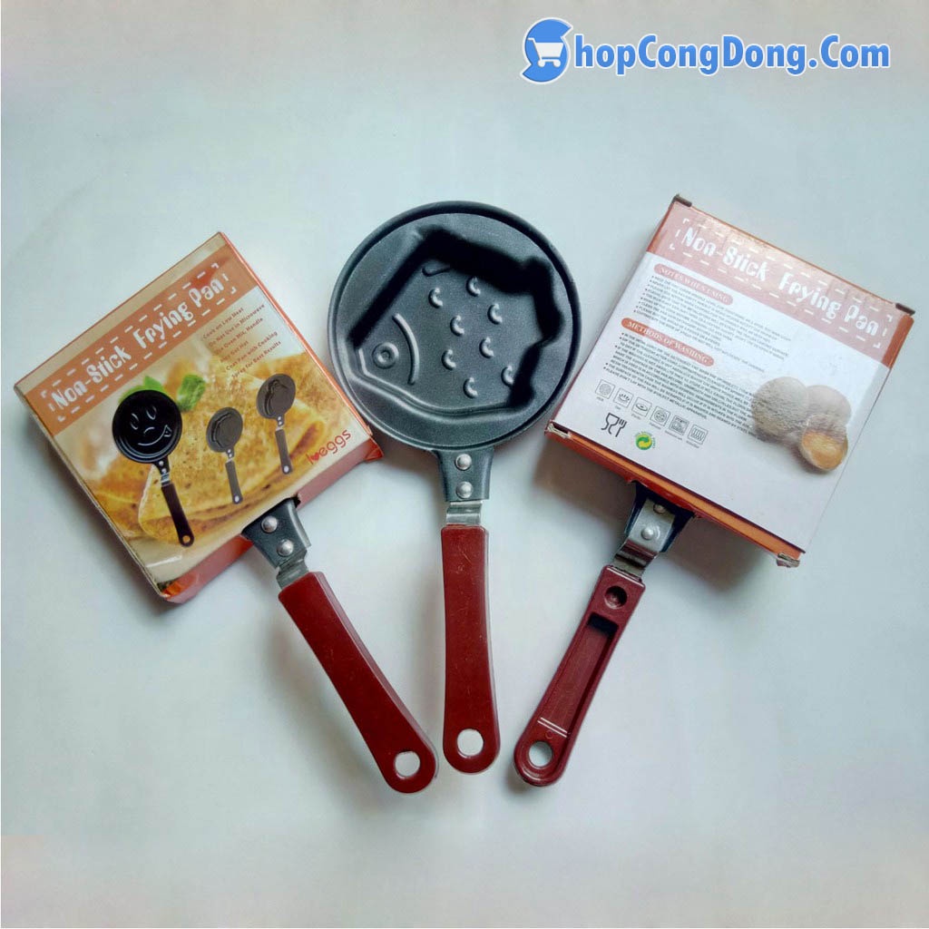 Mini non-stick egg frying pan with random delivery Scd3855 | Shopee ...