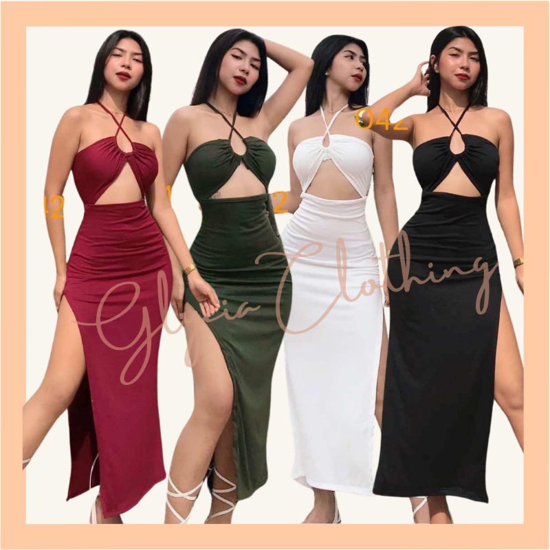 Halter neck summer maxi dress sales