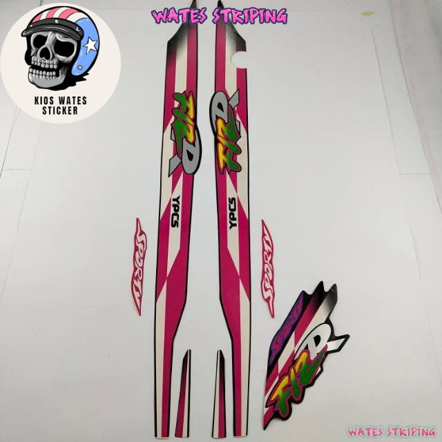 Striping Decal Polet Sticker yamaha fizr fiz r 1995 1996 sporty black ...