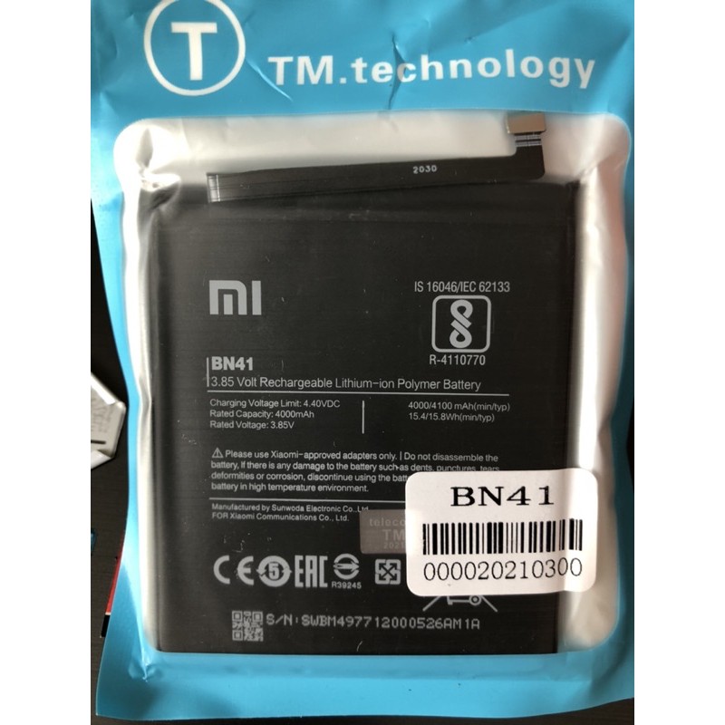 Linshun bn41 battery note4 redmi note4 note xiaomi bn-41 replacement  phone batteries