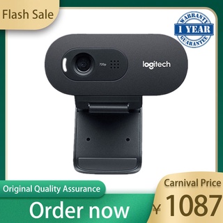 Logitech C270 HD Video 720P Webcam Built-in Micphone USB2.0 Mini Computer  Camera